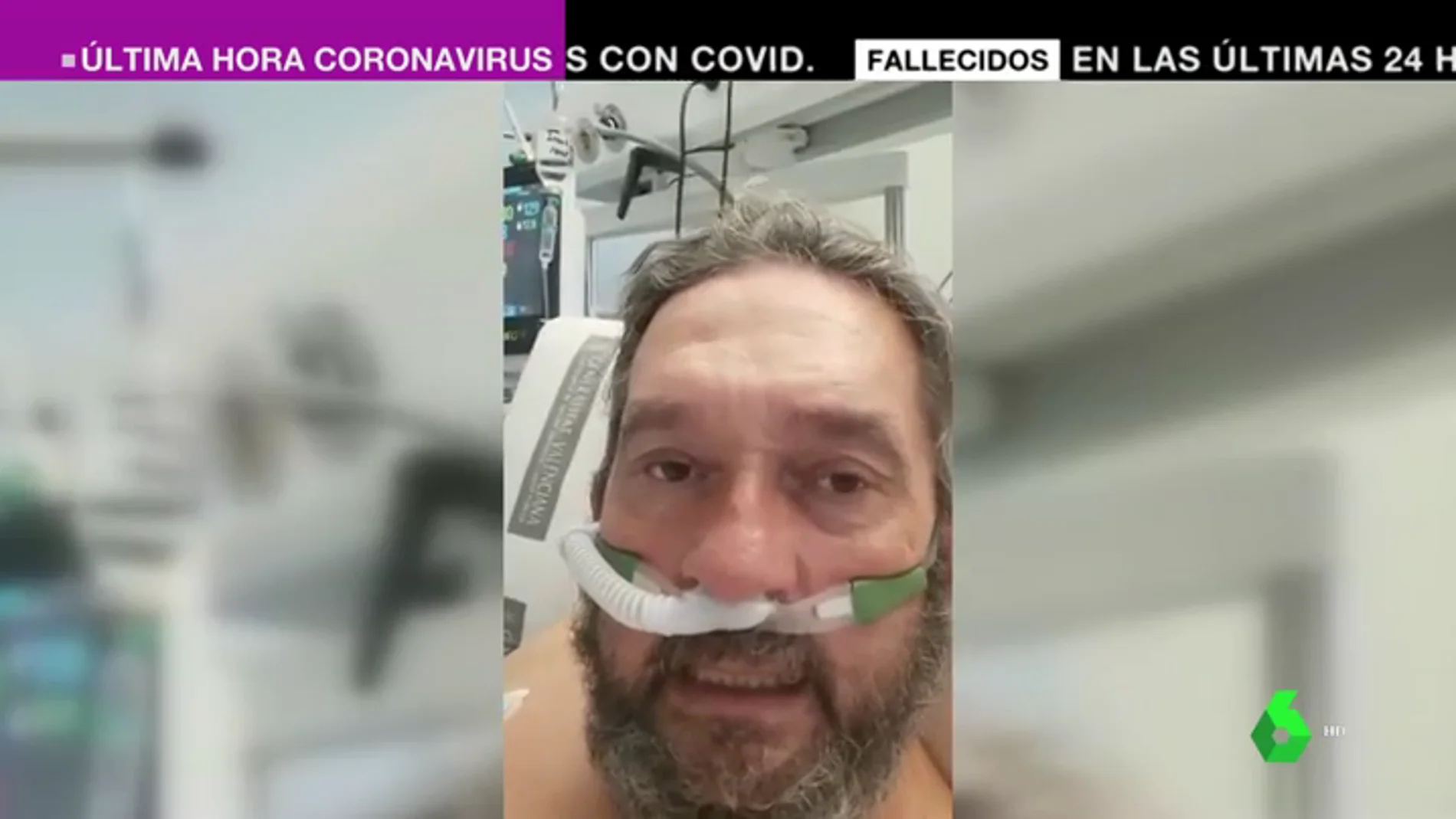 El terrible relato de un anestesista ingresado en la UCI por coronavirus: "He visto la muerte muy cerca"