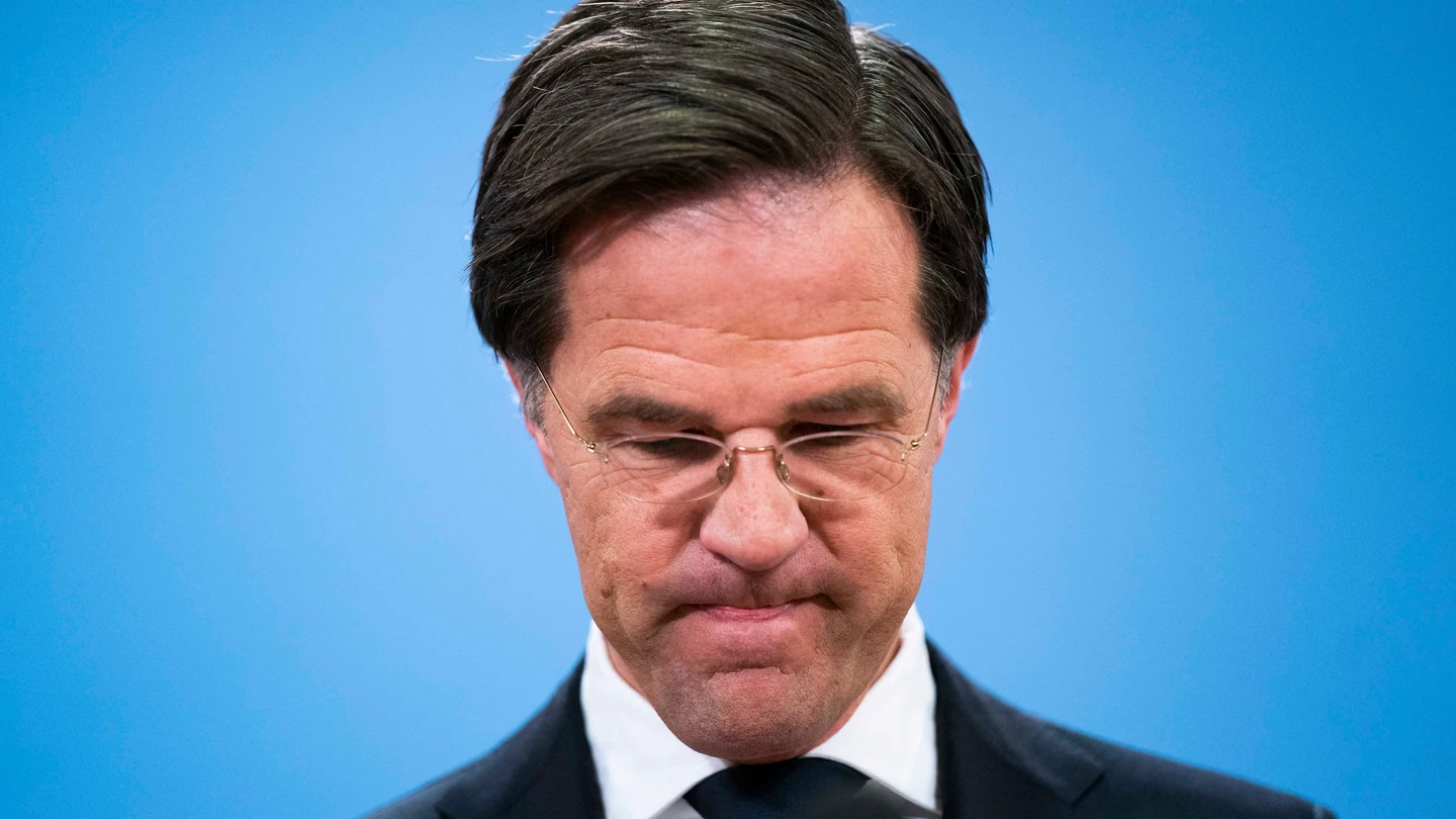 El hasta ahora primer ministro holandés, Mark Rutte El primer ministro holandés, Mark Rutte