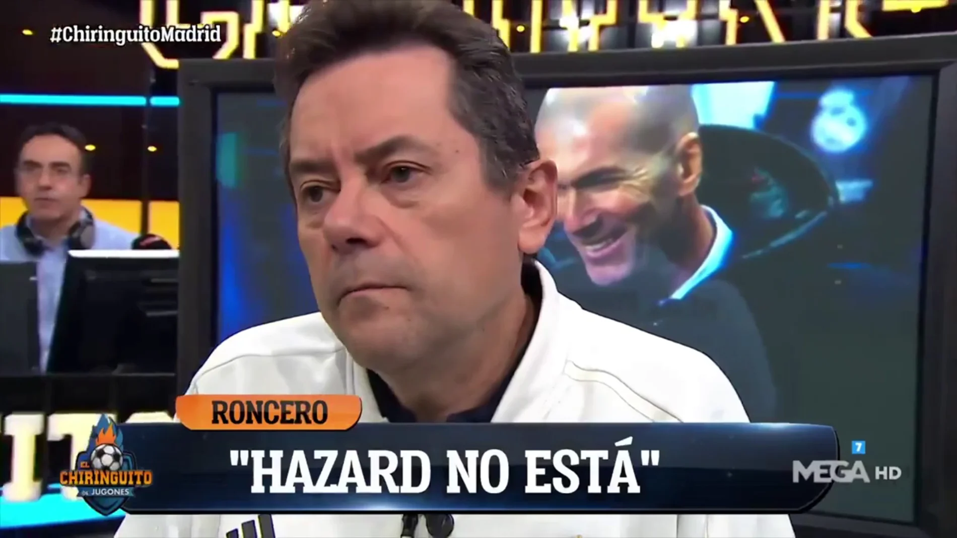 Tomás Roncero, enfadado con Zidane tras la derrota en la Supercopa en 'El Chiringuito': "Si cae un marciano y ve esa foto..."