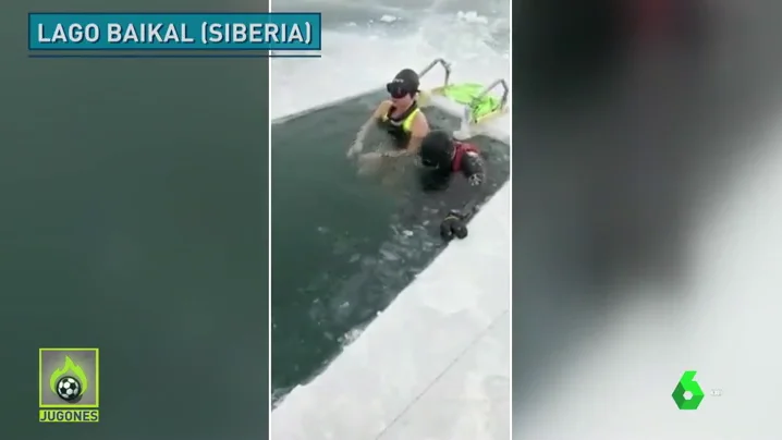 Una nadadora rusa bate el récord de apnea dinámica: 85 metros bajo el hielo sin neopreno