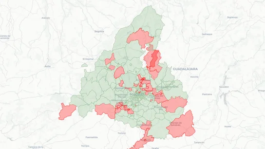 Entran en vigor las nuevas zonas básicas de Madrid confinadas: consulta en este mapa cuáles son Zonas confinadas