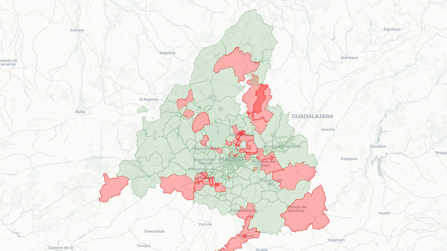 Entran en vigor las nuevas zonas básicas de Madrid confinadas: consulta en este mapa cuáles son Zonas confinadas