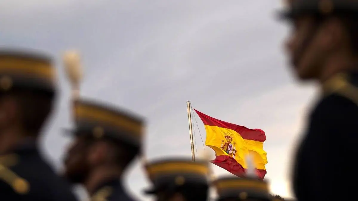 Militares en formación en la Academia General Militar de Zaragoza