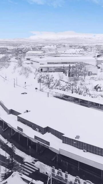 Vistas de los alrededores del Ramón y Cajal desde la azotea.