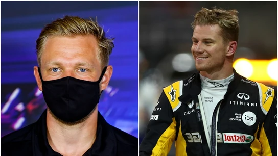 Kevin Magnussen y Nico Hülkenberg Kevin Magnussen y Nico Hülkenberg