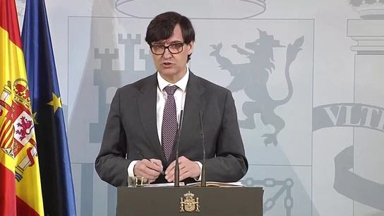 Imagen de Illa en rueda de prensa Imagen de Illa en rueda de prensa