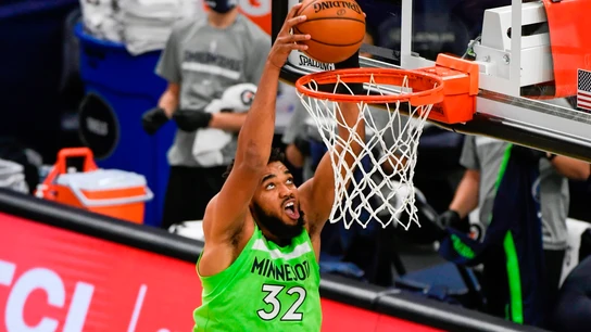 Karl-Anthony Towns, en un partido con Minnesota Karl-Anthony Towns, en un partido con Minnesota