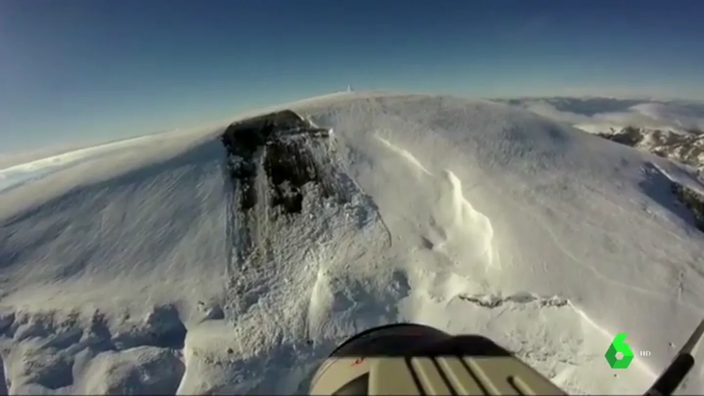 Imagen publicadas por la Ertzaintza de montañas con riesgo de aludes Imagen publicadas por la Ertzaintza de montañas con riesgo de aludes