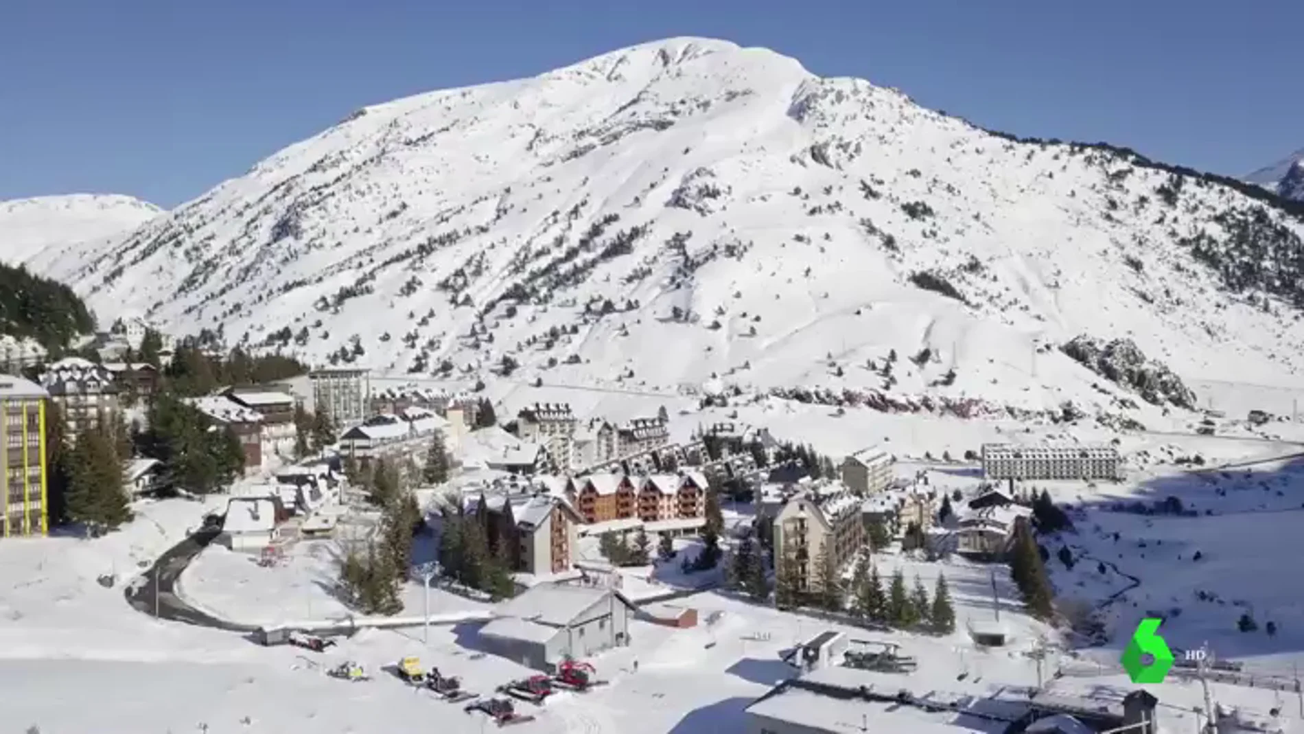 Las estaciones de esquí del Pirineo aragonés, en alerta roja por la pandemia