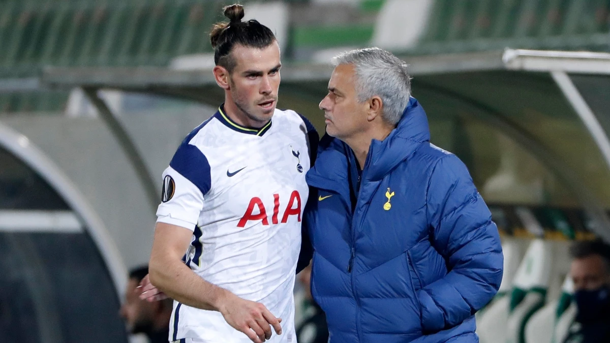 Mourinho, con Bale