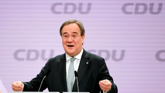 Armin Laschet, durante un acto de la CDU Armin Laschet, durante un acto de la CDU