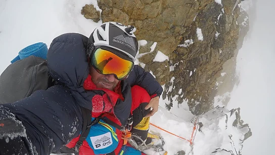 Sergi Mingote, en una escalada Sergi Mingote, en una escalada
