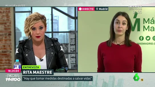 Rita Mestre, sobre el hospital Zendal: "Es un enorme plató de Ayuso, un mero ejercicio de propaganda" Rita Mestre, sobre el hospital Zendal: "Es un enorme plató de Ayuso, un mero ejercicio de propaganda"