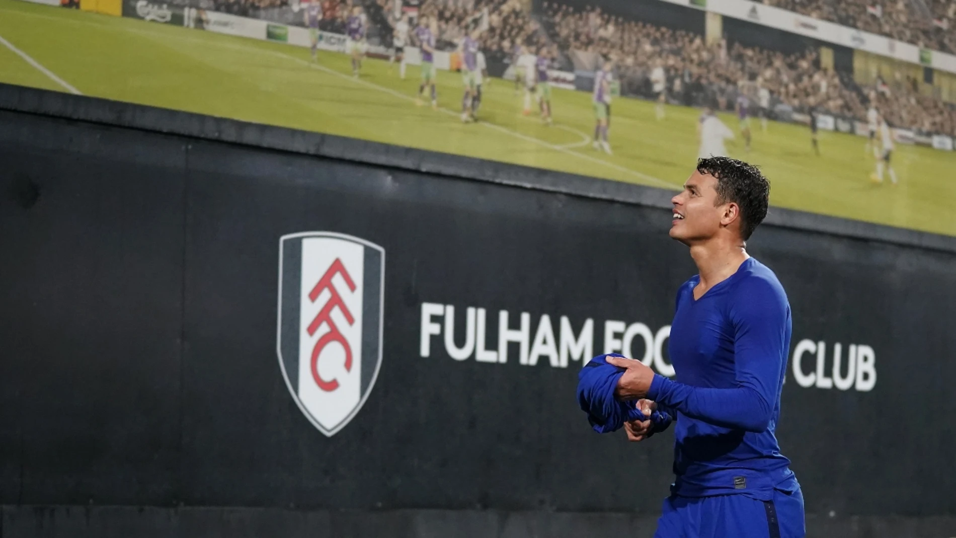 Thiago Silva, ante el Fulham