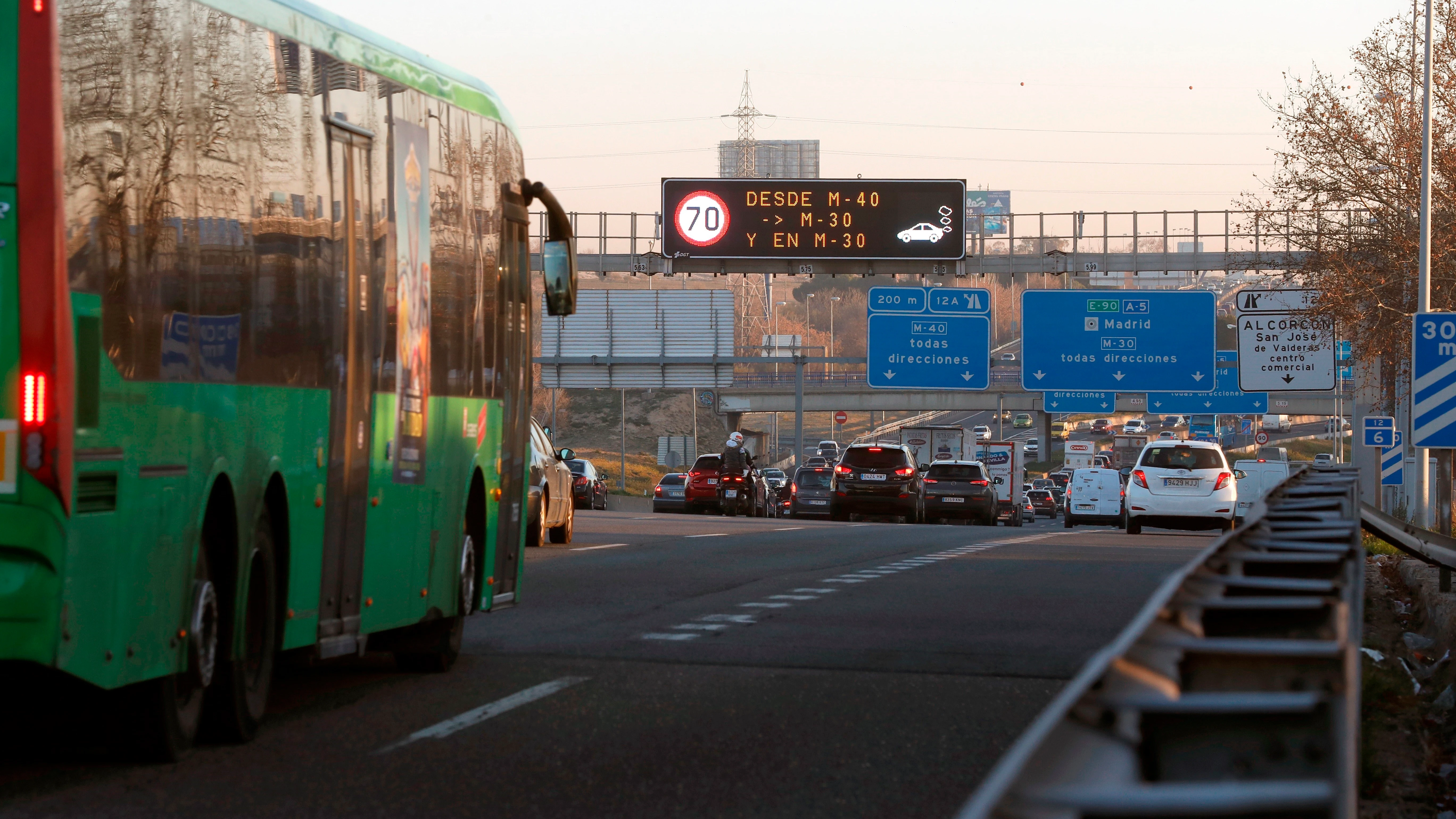 Madrid activa su protocolo anticontaminación