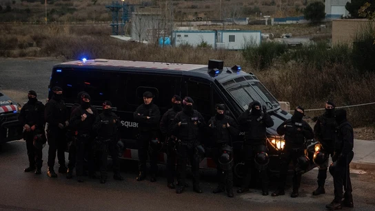Imagen de archivos de un grupo de Mossos Imagen de archivos de un grupo de Mossos