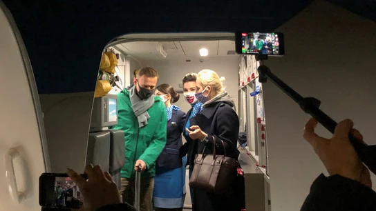 Navalni llega a Rusia tras pasar meses en Berlín por su envenenamiento Navalni llega a Rusia tras pasar meses en Berlín por su envenenamiento