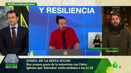 Gonzo desvela la valoración de Iglesias sobre lo sucedido este último año: "Dice que ya se espera ya cualquier cosa" Gonzo desvela la valoración de Iglesias sobre lo sucedido este último año: "Dice que ya se espera ya cualquier cosa"
