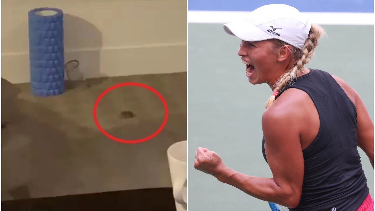 Un ratón se cuela en la habitación de Putintseva