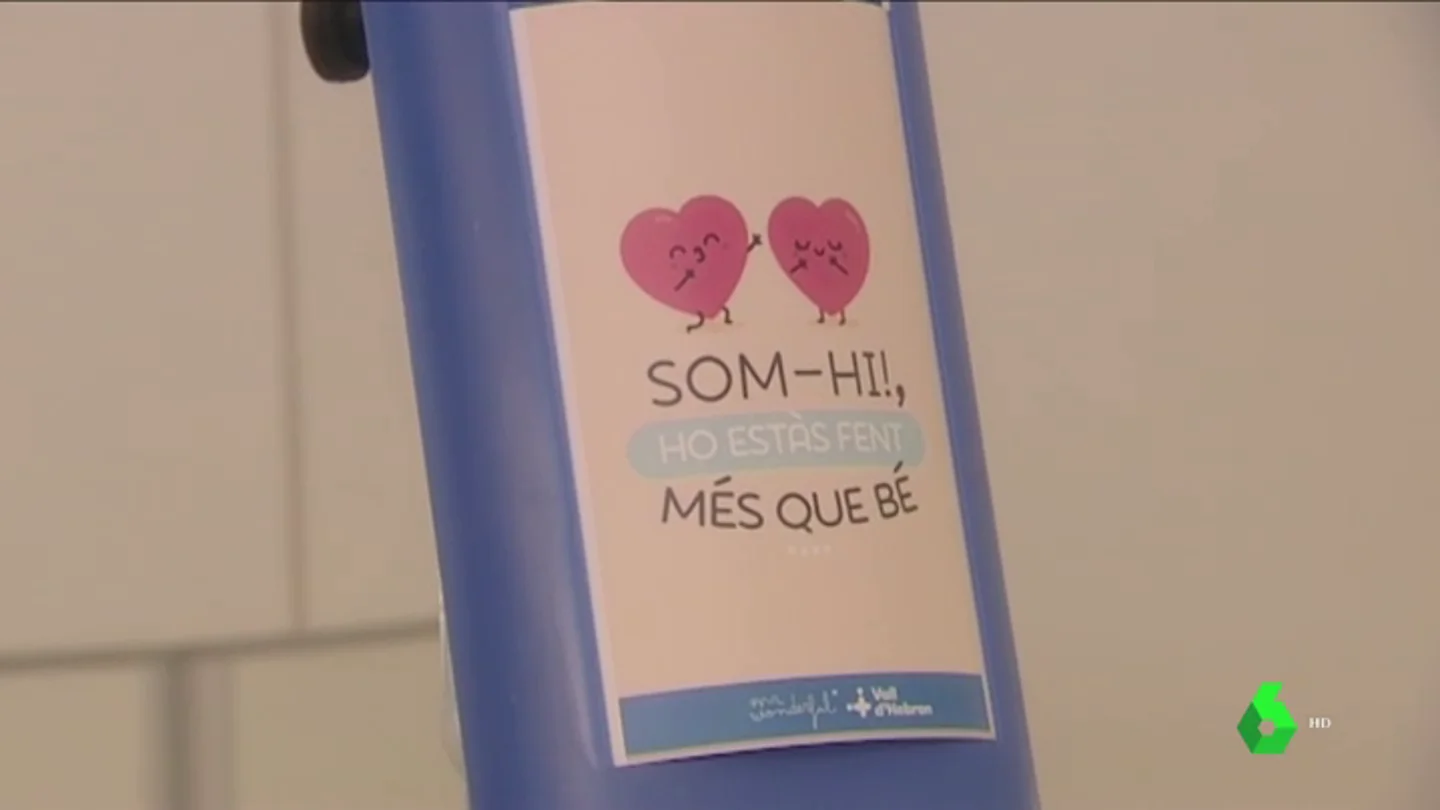 Goteros escondidos tras dibujos y mensajes de esperanza para humanizar la estancia de los pequeños en el hospital Goteros escondidos tras dibujos y mensajes de esperanza para humanizar la estancia de los pequeños en el hospital