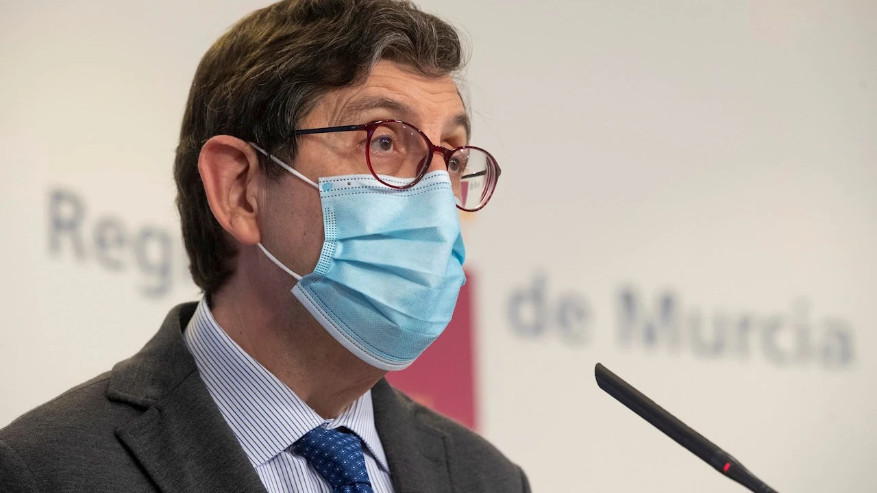 El consejero de Salud de la Comunidad de Murcia, Manuel Villegas.