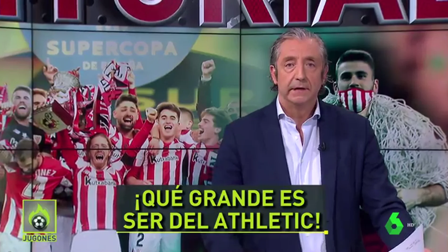 Pedrerol: "Amigos del Athletic, que siga la música"