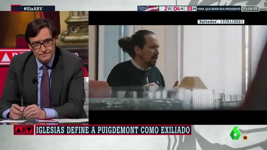Illa responde a las declaraciones de Iglesias sobre Puigdemont: "No respetó el estado de derecho" Illa responde a las declaraciones de Iglesias sobre Puigdemont: "No respetó el estado de derecho"