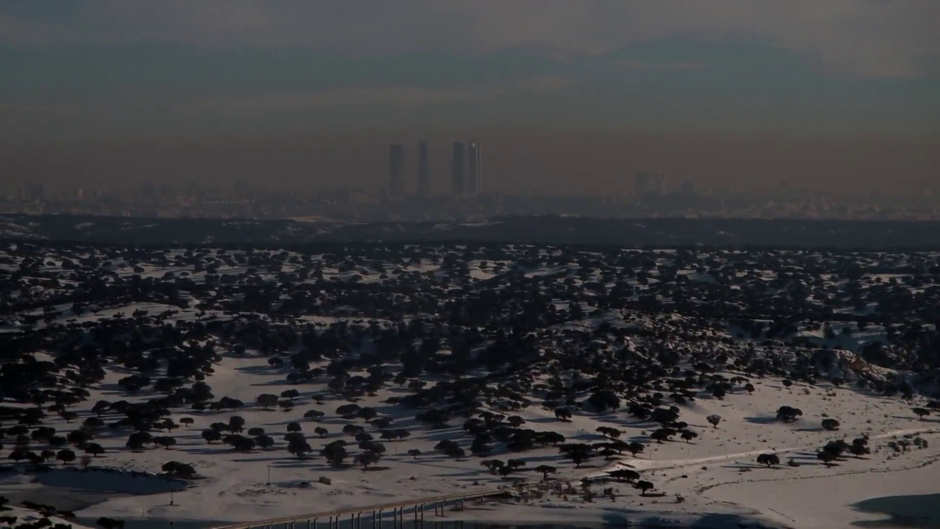 Boina de contaminación en la Comunidad de Madrid