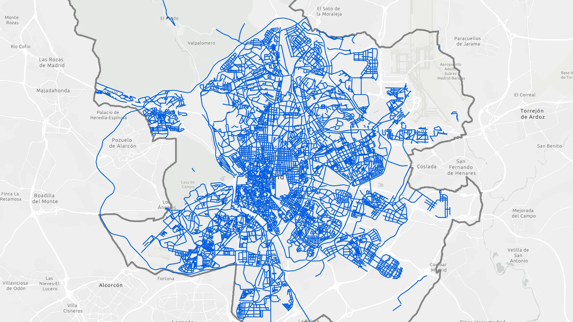 Consulta las calles limpias de Madrid de nieve en este mapa