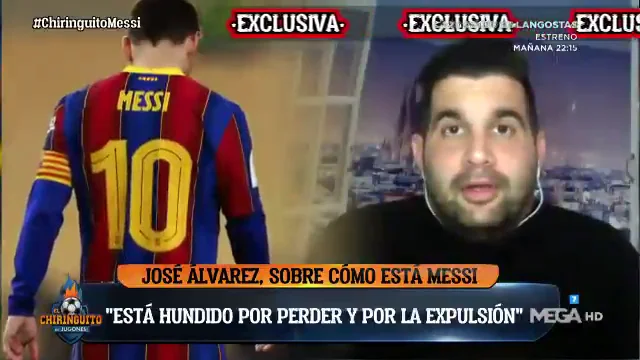 Messi está arrepentido, triste y hundido