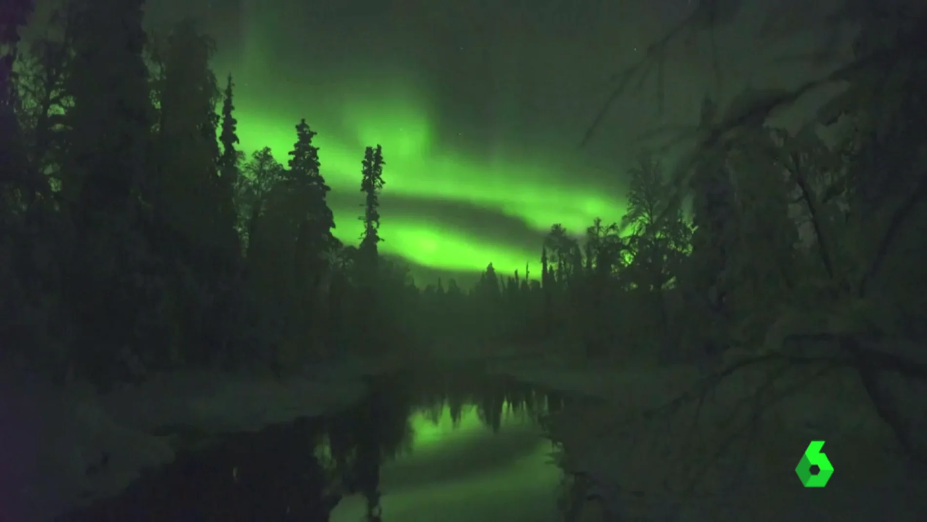 El mágico espectáculo de las auroras boreales en Finlandia