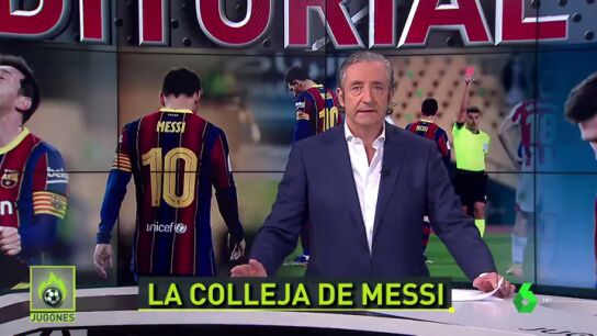 Josep Pedrerol: "La acci&oacute;n de Messi fue un gesto de rabia que nos tiene que hacer reflexionar a todos"