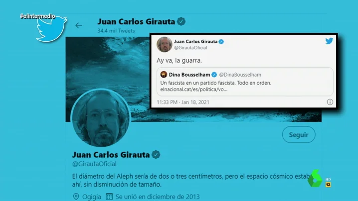 "Ay va, la guarra": la respuesta de Girauta a la periodista Dina Dusseldorf tras llamarle "fascista"