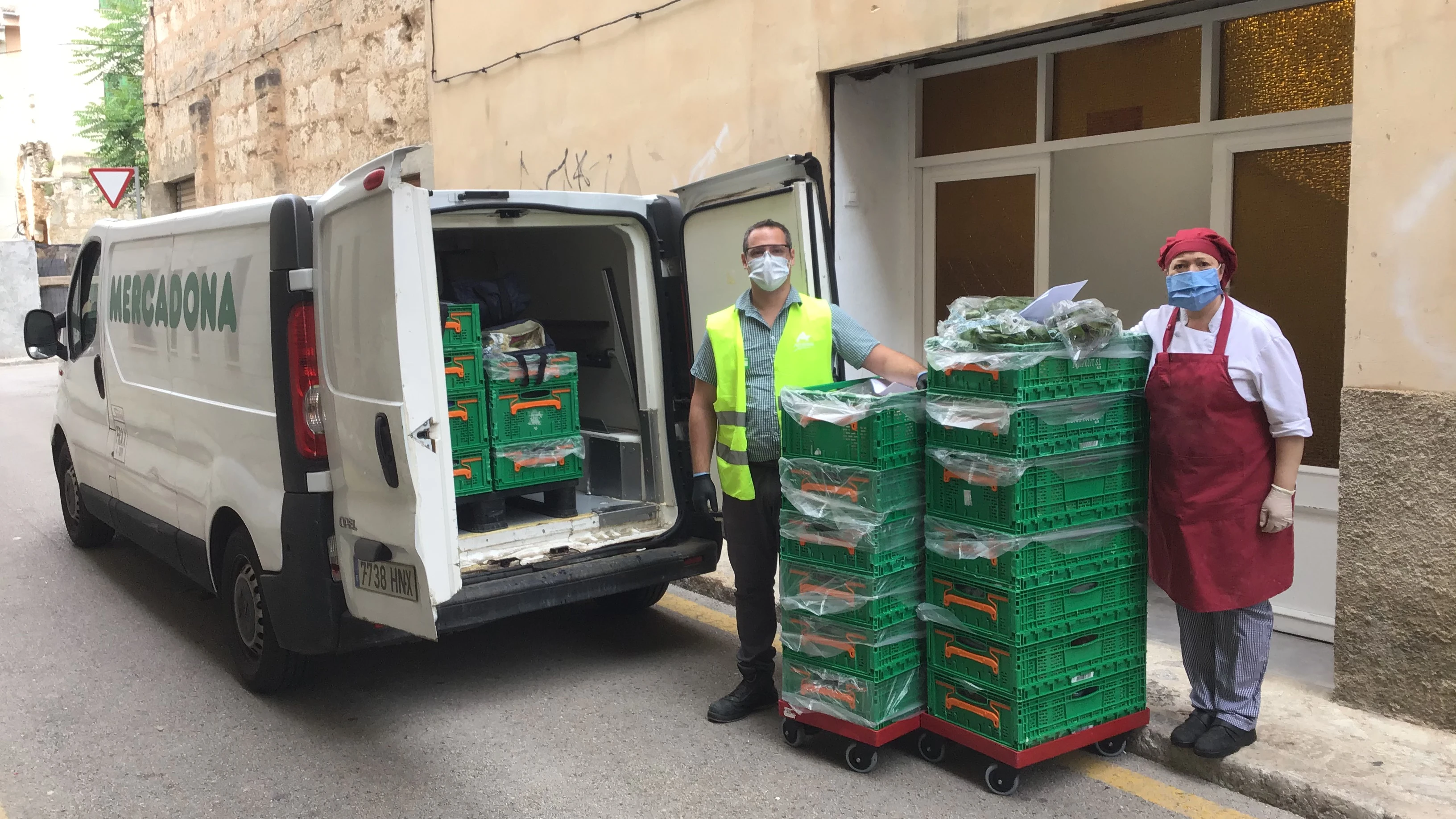 Trabajadores de Mercadona.