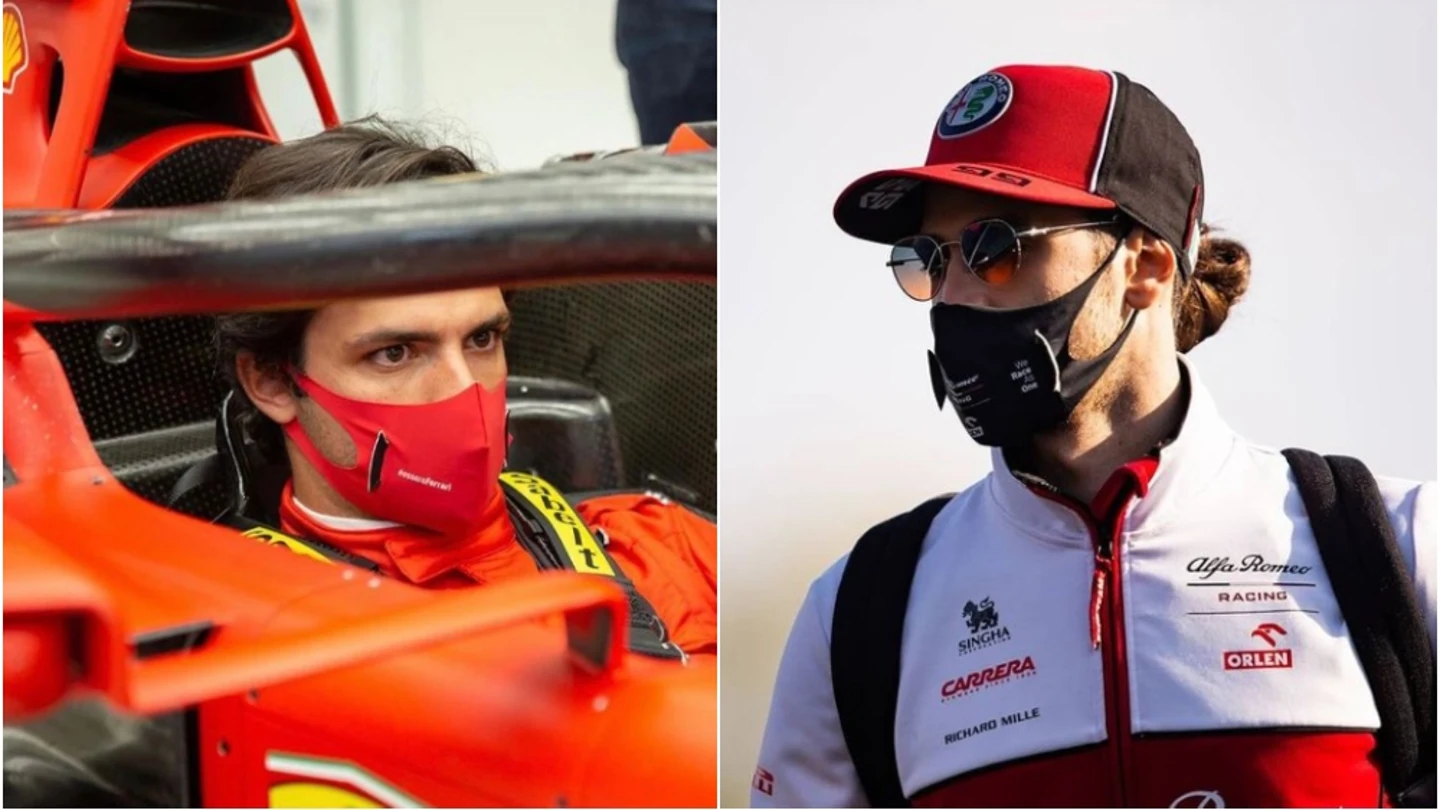 Carlos Sainz y Antonio Giovinazzi Carlos Sainz y Antonio Giovinazzi