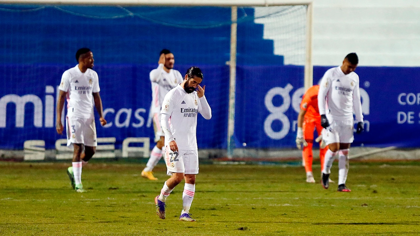 El Real Madrid cae ante el Alcoyano en la Copa del Rey El Real Madrid cae ante el Alcoyano en la Copa del Rey