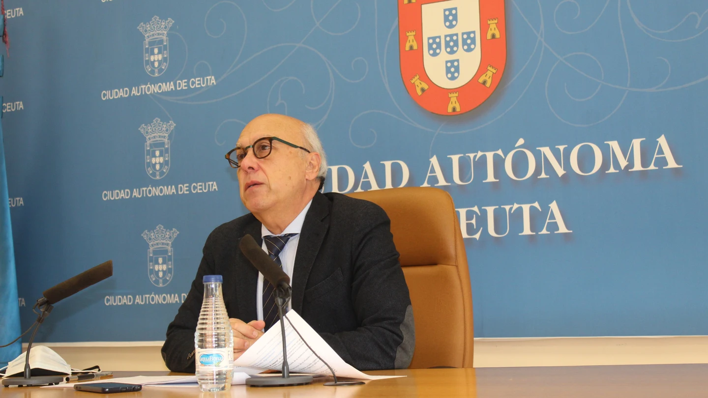 El consejero de Ceuta, Javier Guerrero (PP) Consejero de Ceuta