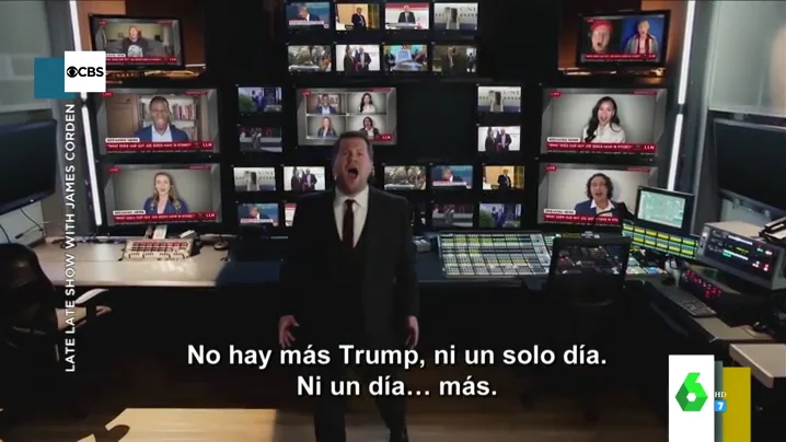 La celebración con crítica incluida de la CBS a la salida de Trump de la Casa Blanca: "Cuatro años de crímenes sin fin. Ni un día más"