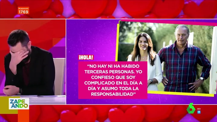 El chiste que mandaron a Dani Mateo sobre la separación de Bertín Osborne y Fabiola Martínez que provoca las risas del plató