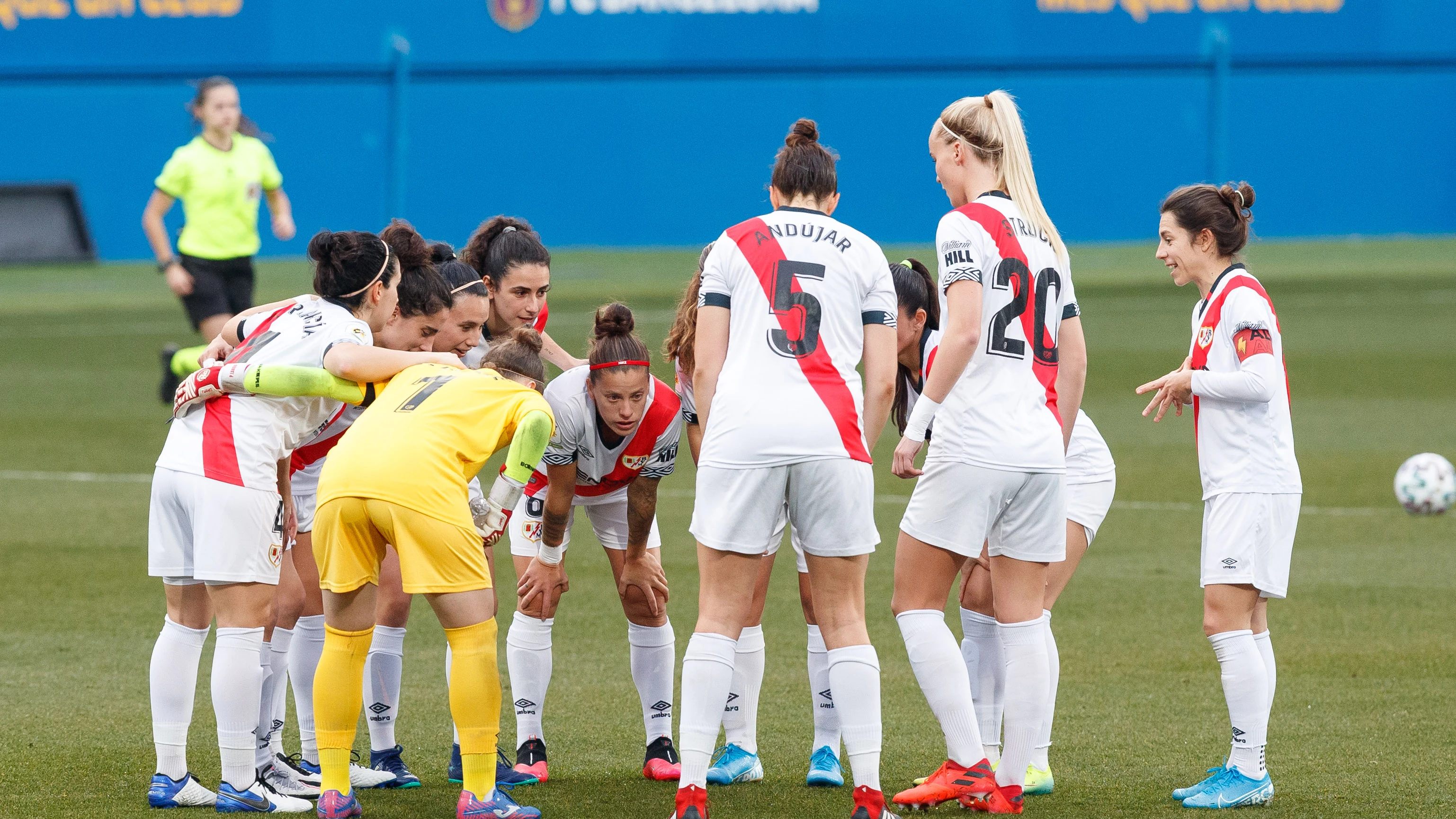 Jugadoras del Rayo femenino