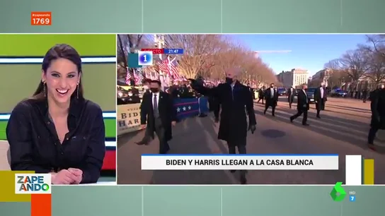 "¡No me gritéis, no me voy!": un micro abierto recoge el 'enfado' de una reportera en la investidura de Biden "¡No me gritéis, no me voy!": un micro abierto recoge el 'enfado' de una reportera en la investidura de Biden