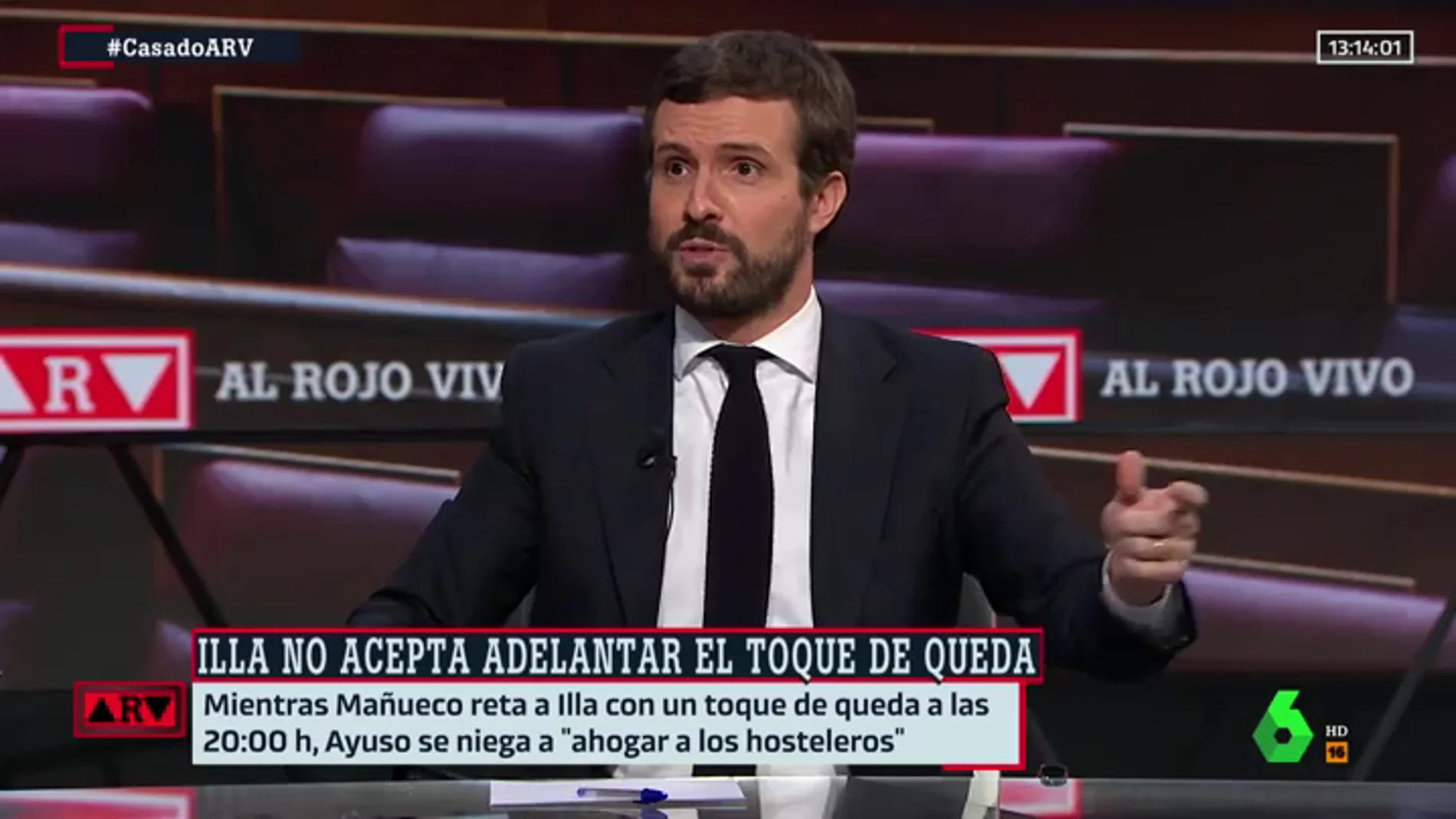 Casado justifica las contradicciones de Ayuso y Mañueco por el confinamiento porque "no es lo mismo Madrid que Castilla y León"