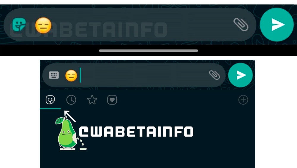 El nuevo icono de stickers