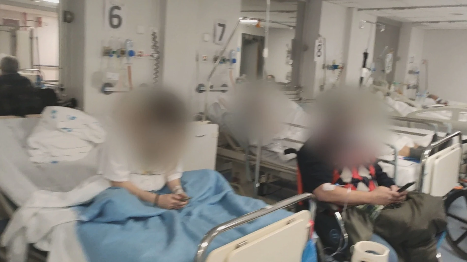 Las Urgencias del Hospital de La Paz, colapsadas