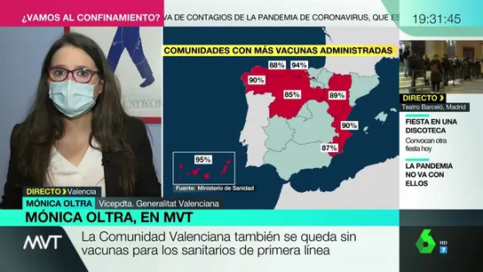 Mónica Oltra, en Más Vale Tarde Mónica Oltra, en Más Vale Tarde