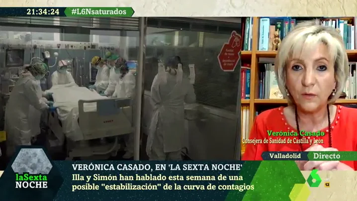 Verónica Casado, consejera de Sanidad de Castilla y León