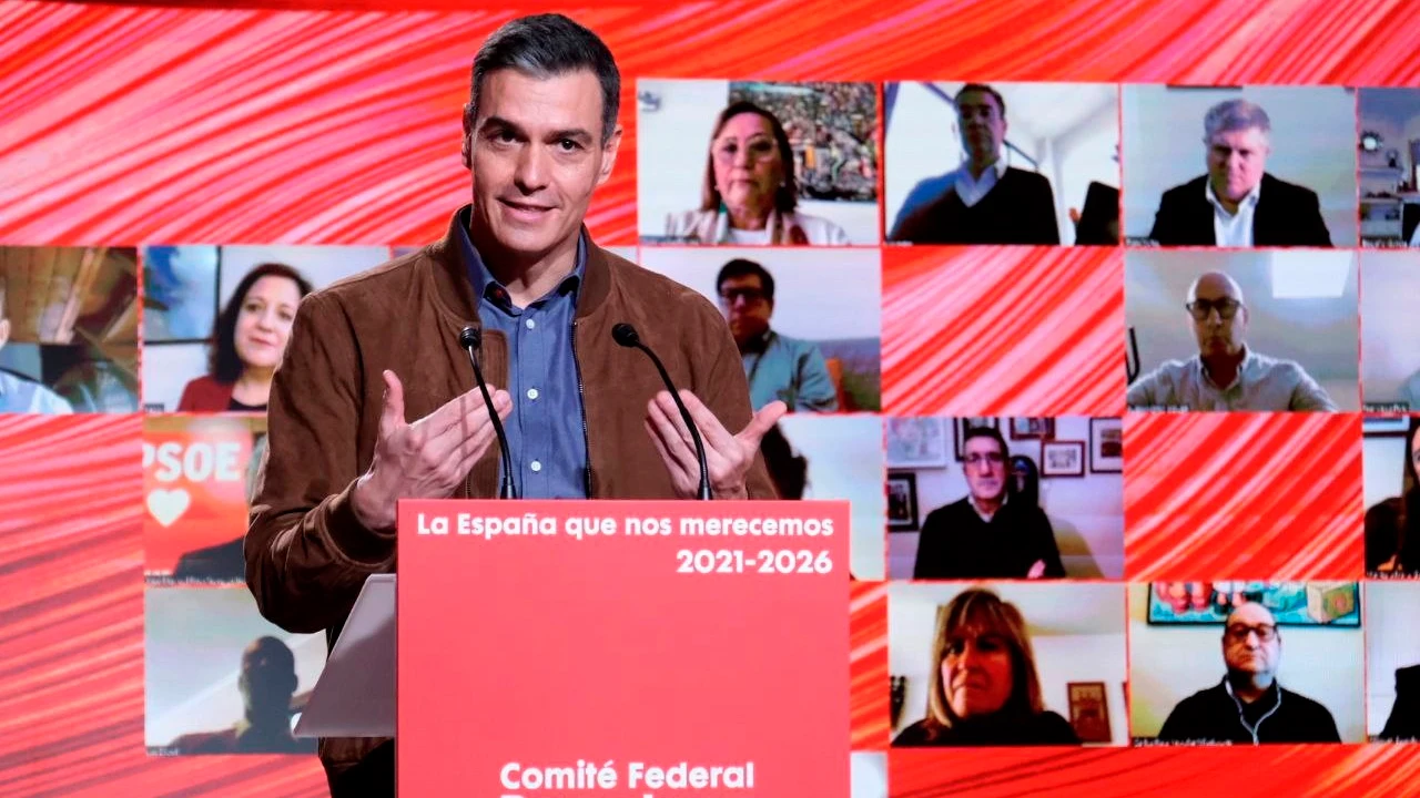 Sánchez en el Comité Federal del PSOE