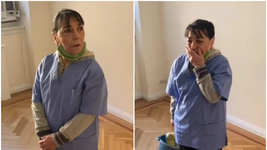 La emocionante sorpresa a una mujer de la limpieza en Nueva York La emocionante sorpresa a una mujer de la limpieza en Nueva York