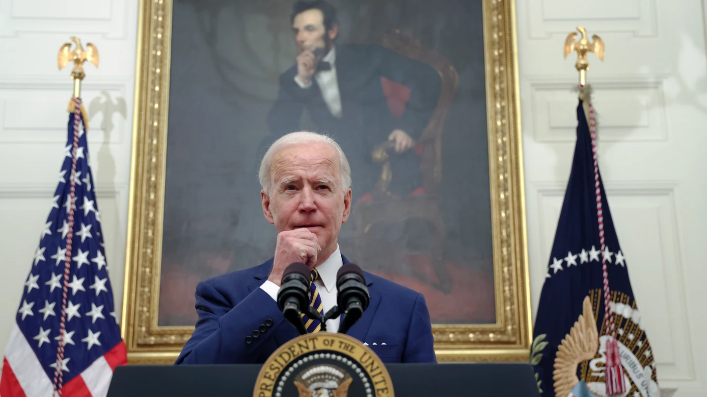El presidente de Estados Unidos, Joe Biden, durante un discurso El presidente de los Estados Unidos, Joe Biden, durante un discurso