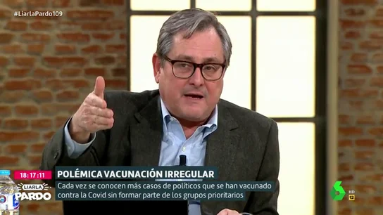 Francisco Marhuenda defiende que el rey y el presidente del Gobierno deberían vacunarse primero: "Somos un país de anormales" Francisco Marhuenda defiende que el rey y el presidente del Gobierno deberían vacunarse primero: "Somos un país de anormales"